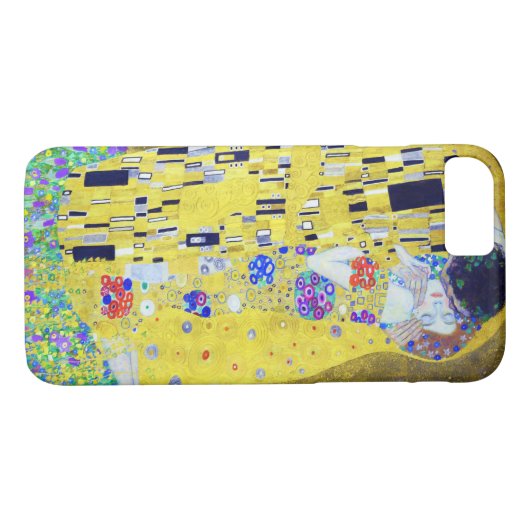 Der Kuss, Gustav Klimt Case-Mate iPhone Hülle (Rückseite (Horizontal))
