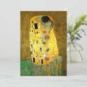 Der Kuss Gustav Klimt, der | Einladung Wedding ist (Stehend Vorderseite)