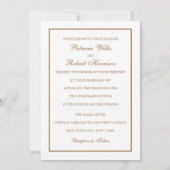 Der Kuss Gustav Klimt, der | Einladung Wedding ist (Rückseite)