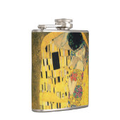 Der Kuss - Gustav Klimt Flachmann (Rechts)