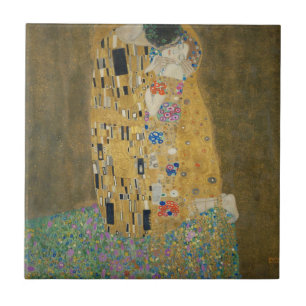 Der Kuss - Gustav Klimt Fliese