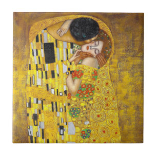 Der Kuss - Gustav Klimt Fliese