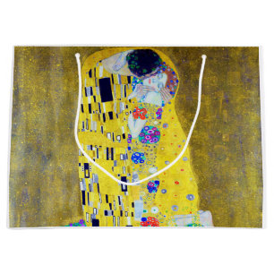 Der Kuss, Gustav Klimt Große Geschenktüte
