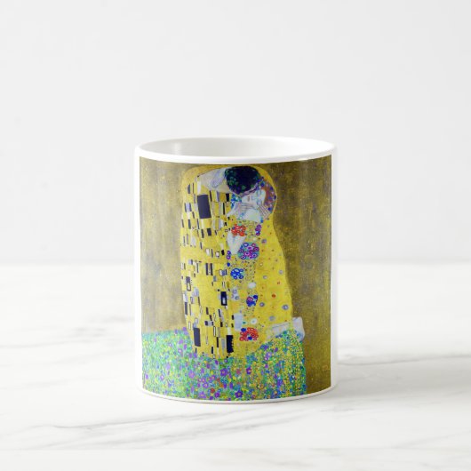 Der Kuss, Gustav Klimt Kaffeetasse (Mittel)
