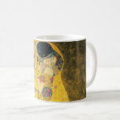 Der Kuss - Gustav Klimt Kaffeetasse (VorderseiteRechts)