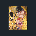 Der Kuss, Gustav Klimt Leinwanddruck<br><div class="desc">Der Kuss, Gustav Klimt Austrain Maler Gustav Klimt Der Kuss (Original Der Kuss) wurde von Gustav Klimt gemalt und ist wahrscheinlich sein berühmtestes Werk. 1907 begann er mit der Arbeit an der "Goldenen Periode" und sie ist der Höhepunkt seiner so genannten "Goldenen Periode". Es zeigt ein Paar in verschiedenen Goldtönen...</div>