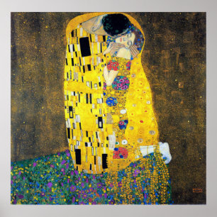 Der Kuss, Gustav Klimt Poster