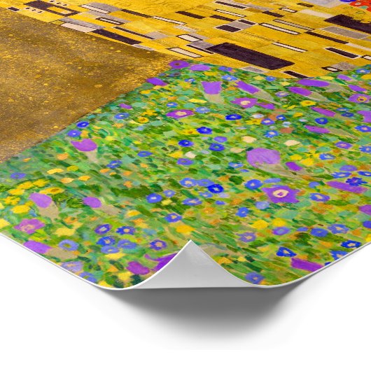 Der Kuss | Gustav Klimt | Poster (Ecke)