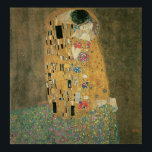 Der Kuss, Gustav Klimt Poster<br><div class="desc">Der Kuss,  1907-08 Gustav Klimt</div>