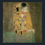 Der Kuss, Gustav Klimt Poster<br><div class="desc">Der Kuss, 1907-08 Gustav Klimt</div>