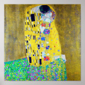 Der Kuss, Gustav Klimt Poster (Vorne)