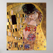 Der Kuss, Gustav Klimt Poster (Vorne)