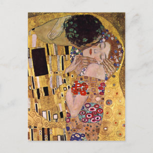 Der Kuss, Gustav Klimt Postkarte