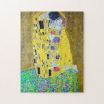 Der Kuss, Gustav Klimt Puzzle<br><div class="desc">Gustav Klimt (14. Juli 1862 - 6. Februar 1918) war ein österreichischer symbolischer Maler und einer der prominentesten Mitglieder der Wiener Sezessionsbewegung. Klimt ist bekannt für seine Gemälde, Wandgemälde, Skizzen und andere Kunstobjekte. Neben seinen figurativen Werken, die Allegorien und Portraits enthalten, malte er Landschaften. Unter den Künstlern der Wiener Sezession...</div>