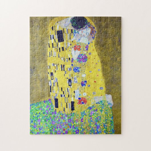 Der Kuss, Gustav Klimt Puzzle (Vertikal)