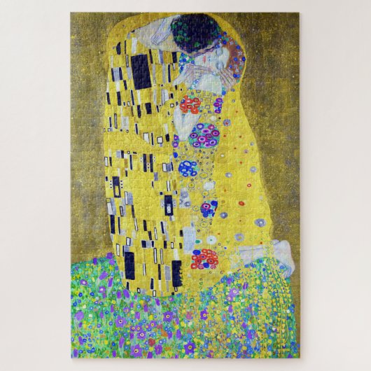 Der Kuss, Gustav Klimt Puzzle (Vertikal)
