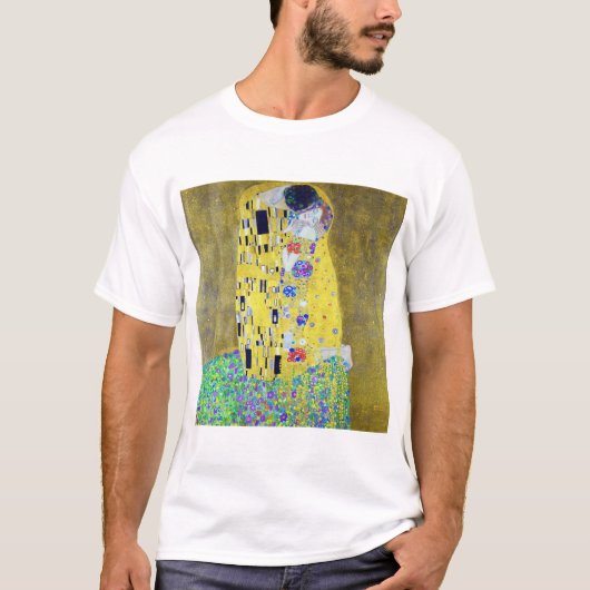 Der Kuss, Gustav Klimt T-Shirt (Vorderseite)