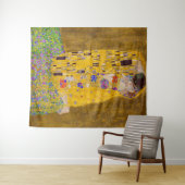 Der Kuss | Gustav Klimt | Wandteppich (Beispiel (Horizontal))