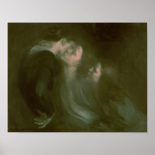 Der Kuss ihrer Mutter, 1890er Poster (Vorne)