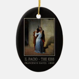 Der Kuss / Il Bacio-Schmuck Keramikornament
