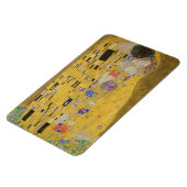 Der Kuss, Jugendstil-Ölgemälde, Gustav Klimt Magnet (Linke Seite)