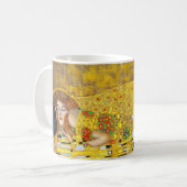 Der Kuss - Kaffeetasse (Vorderseite Links)