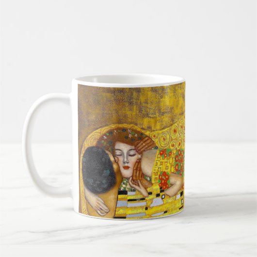 Der Kuss - Kaffeetasse (Links)