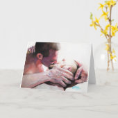 Der Kuss Karte (Gelbe Blume)