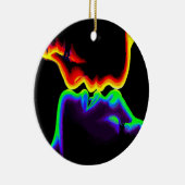 Der Kuss Keramik Ornament (Rechts)