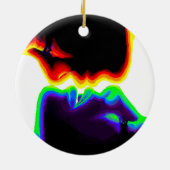 Der Kuss Keramik Ornament (Hinten)