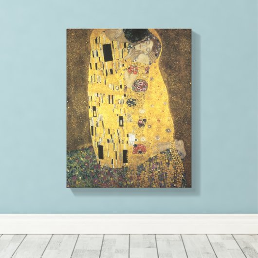 Der Kuss Leinwanddruck (Insitu (Holzboden))