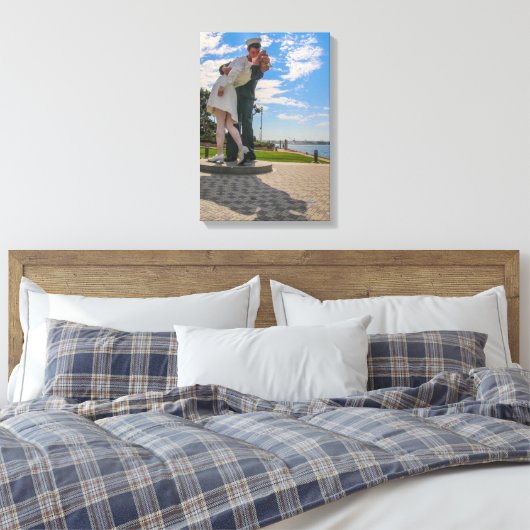 Der Kuss! Leinwanddruck (Insitu (Schlafzimmer))