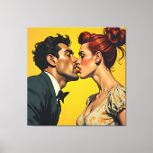 Der Kuss Leinwanddruck (Vorderseite)