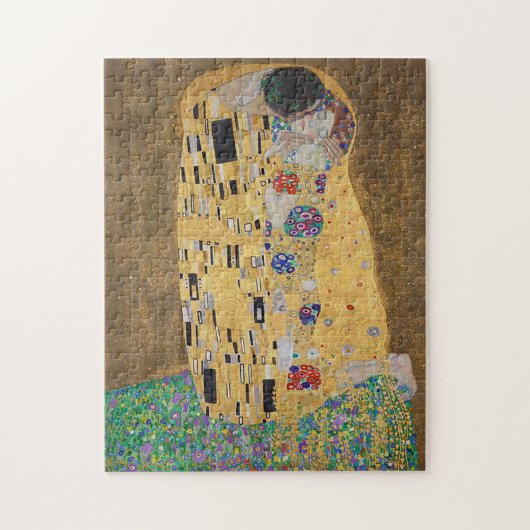 Der Kuss (Liebhaber) Der Kuss von Gustav Klimt Puzzle (Vertikal)