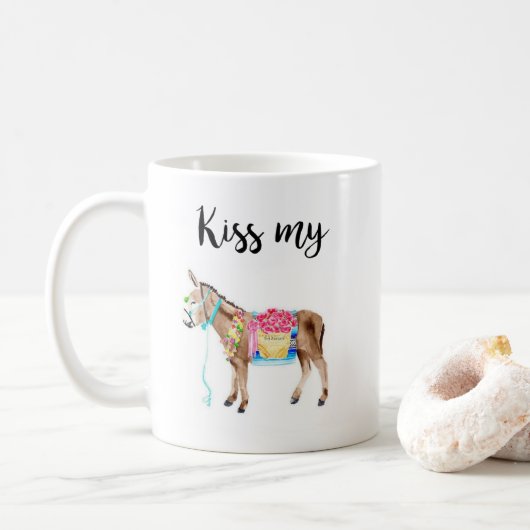 Der Kuss meine Tasse (Mit Donut)