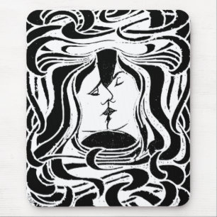 Der Kuss Mousepad
