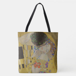 Der Kuss, Ölmalerei im Jugendstil, Gustav Klimt Tasche