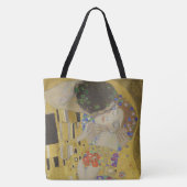 Der Kuss, Ölmalerei im Jugendstil, Gustav Klimt Tasche (Rückseite)