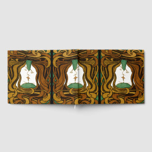 Der Kuss Peter Behrens Jugendstil Vintage Kunst Gästebuch