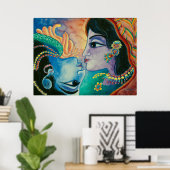 Der Kuss Poster (Heimbüro)