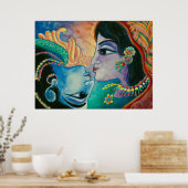 Der Kuss Poster (Küche)