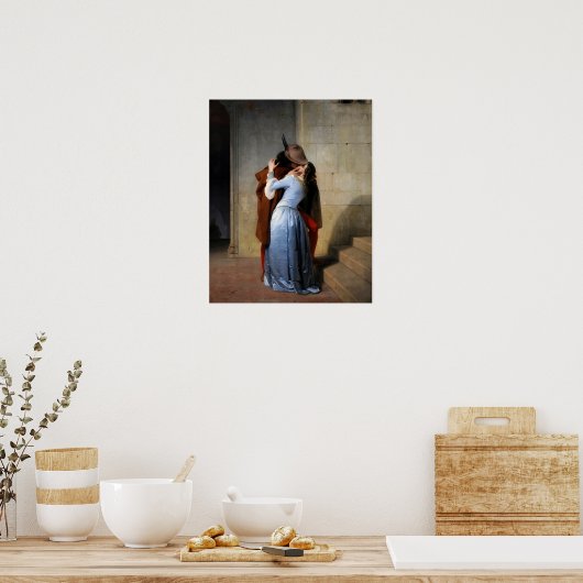 Der Kuss Poster (Küche)