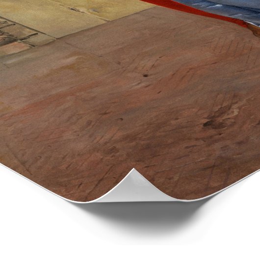 Der Kuss Poster (Ecke)