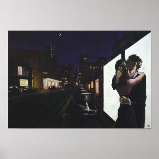 "Der Kuss" Poster (Vorne)