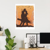 Der Kuss Poster (Heimbüro)