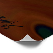 Der Kuss Poster (Ecke)