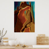 Der Kuss Poster (Küche)