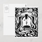 Der Kuss Postkarte (Vorne/Hinten)