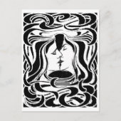 Der Kuss Postkarte (Vorderseite)