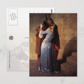 Der Kuss Postkarte (Vorne/Hinten)